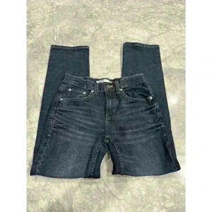 Boys Levi Strauss Signature Gold Straight Jeans 12 Regular 26” X 27” Dark Wash